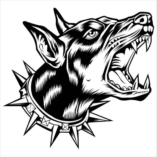 Leuke Honden Vector Annimal Tekening Bulldog Cartoon Illustrator — Stockvector