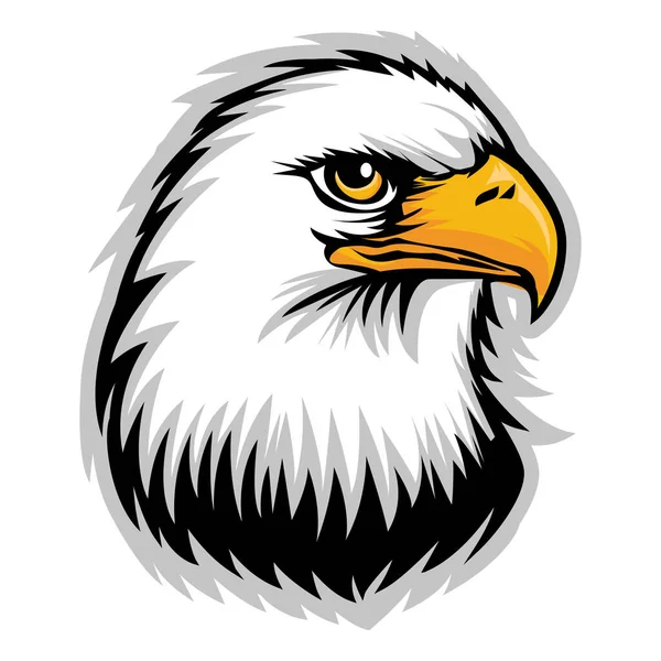 Amerika Birleşik Devletleri Nde Yapılan Kartal Logo Vektörü Flag America — Stok Vektör