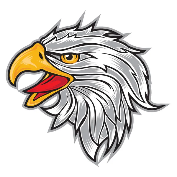 Logo Head Eagle Head Usa Americavector — Vettoriale Stock