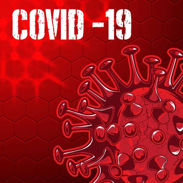 Corona Virus Covid Graphic Design Icon Vector — Stock Vector