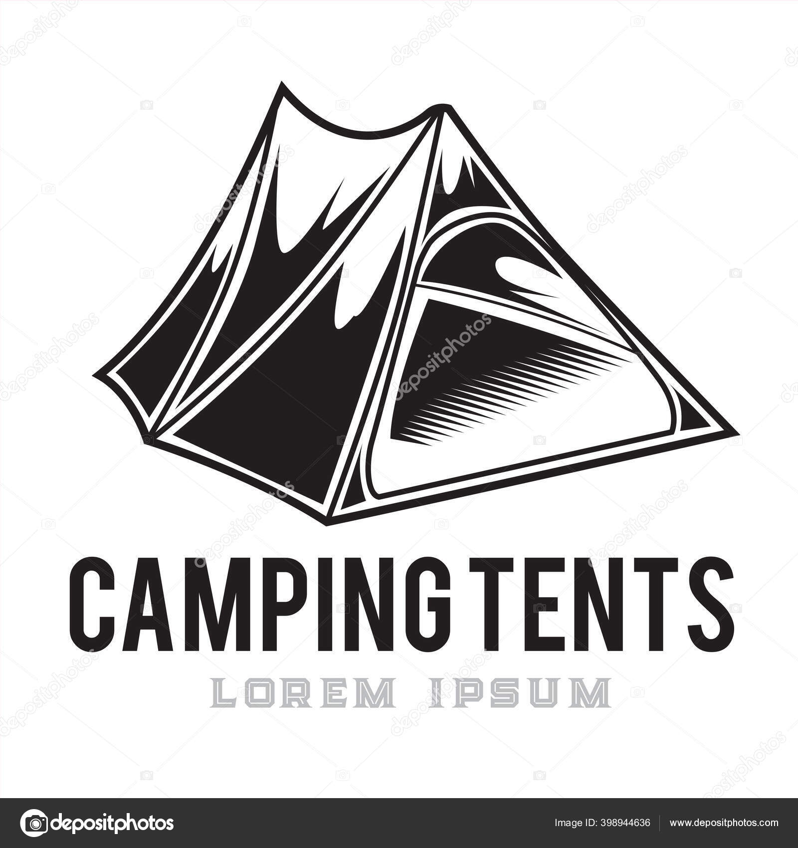 Logo tenda Immagini Vettoriali Stock | Depositphotos