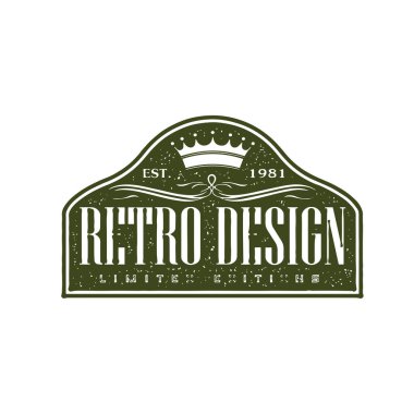 vintage and retro badge Label design collection vector Set clipart