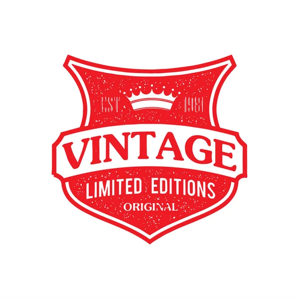 Vintage Retro Badge Conjunto Vetores Coleção Design Etiquetas Eps — Vetor de Stock