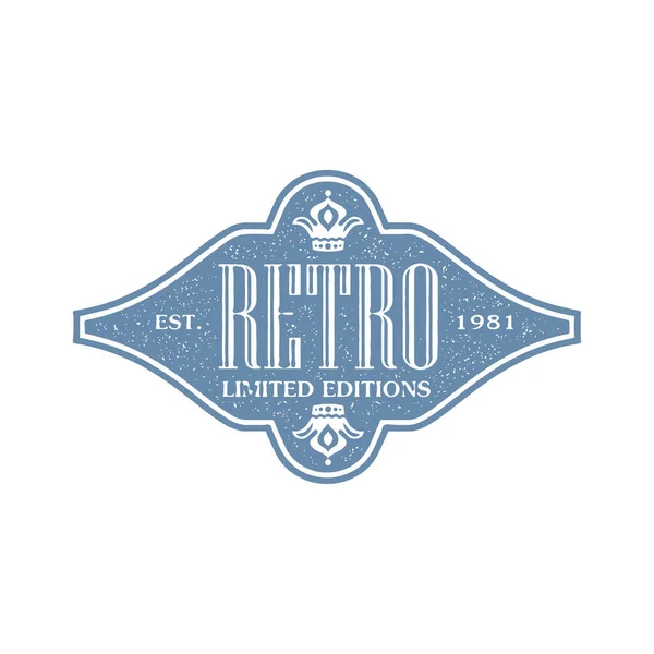 Vintage Retro Badge Label Design Collection Vector Set — стоковый вектор