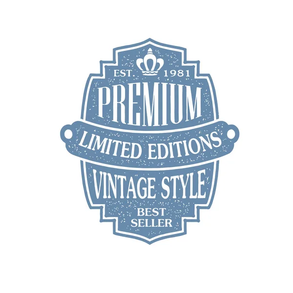 Vintage Retro Badge Label Design Collection Vector Set — стоковый вектор