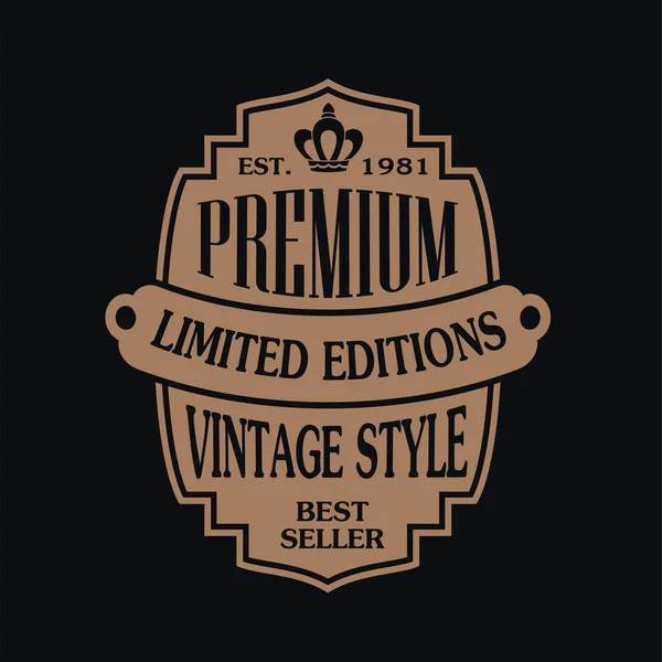 Vintage Retro Badge Label Design Collection Vector — стоковый вектор