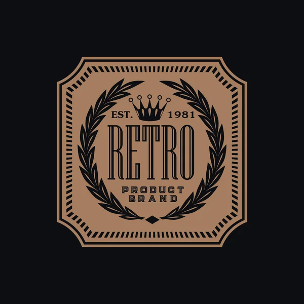 Vintage Retro Badge Label Design Collection Vector — 스톡 벡터