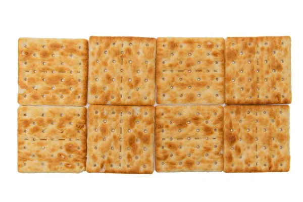 Cracker Fehér Háttér — Stock Fotó
