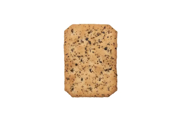 Nori Zeewier Crackers Een Witte Achtergrond — Stockfoto