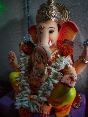 Lord Ganesha Ganapatifestivalinin çelengi 2020.