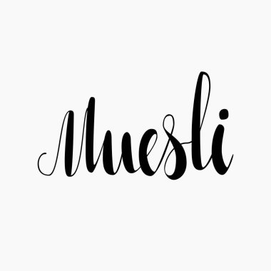 Hat yazı yazma metin müsli el ile