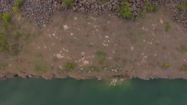 Gölde havadan görünümü
