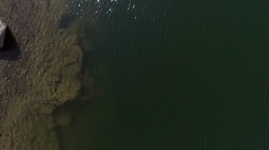 Gölde havadan görünümü