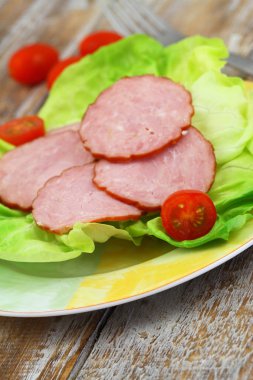 Dilim Füme domuz sosisi