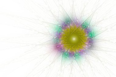 Hafif bir arka plan üzerinde soyut çok renkli resimde. Arka plan tasarım