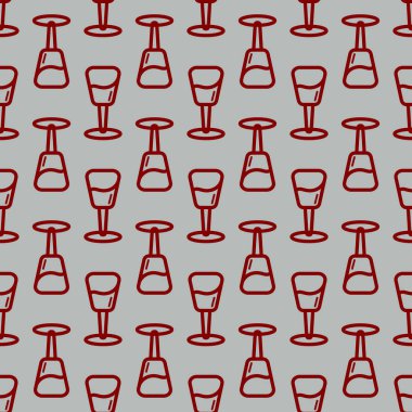 Modern düz tarzda düğün arka plan dikişsiz vektör deseni