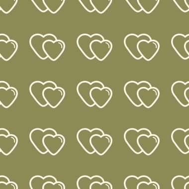 Modern düz tarzda düğün arka plan dikişsiz vektör deseni