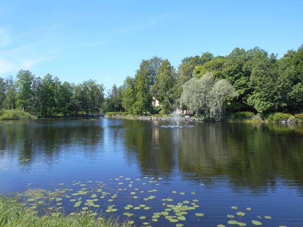 Vuoksa Perto Korela Fortres Priozersk — Fotografia de Stock