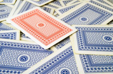  juego de cartas para jugar al pquer, cartas de asar, juego de cartas roja y azul