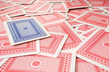  juego de cartas para jugar al pquer, cartas de asar, juego de cartas roja y azul