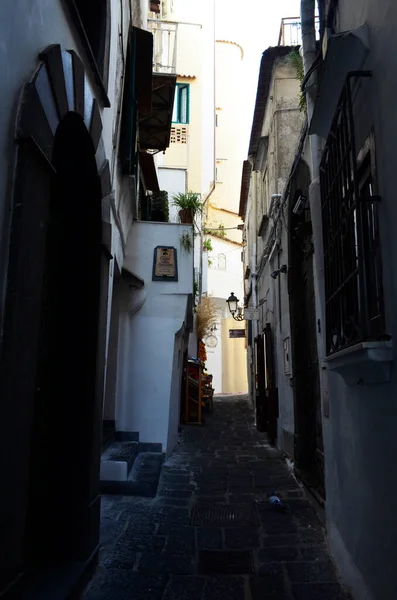 Costa Amalfitana Itália Cidade Italiana Amalfi Cidade Mediterrânea Amalfi Cidade — Fotografia de Stock