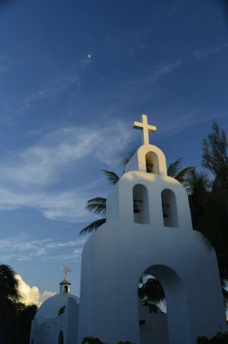 Günbatımı Cozumel, Quintana Roo Mexico, güneş, bulutlar, renkler, lüks, gökyüzü, mavi gökyüzü