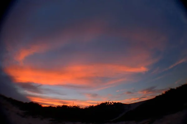 Coucher Soleil Cozumel Quintana Roo Mexique Soleil Nuages Couleurs Luxe — Photo