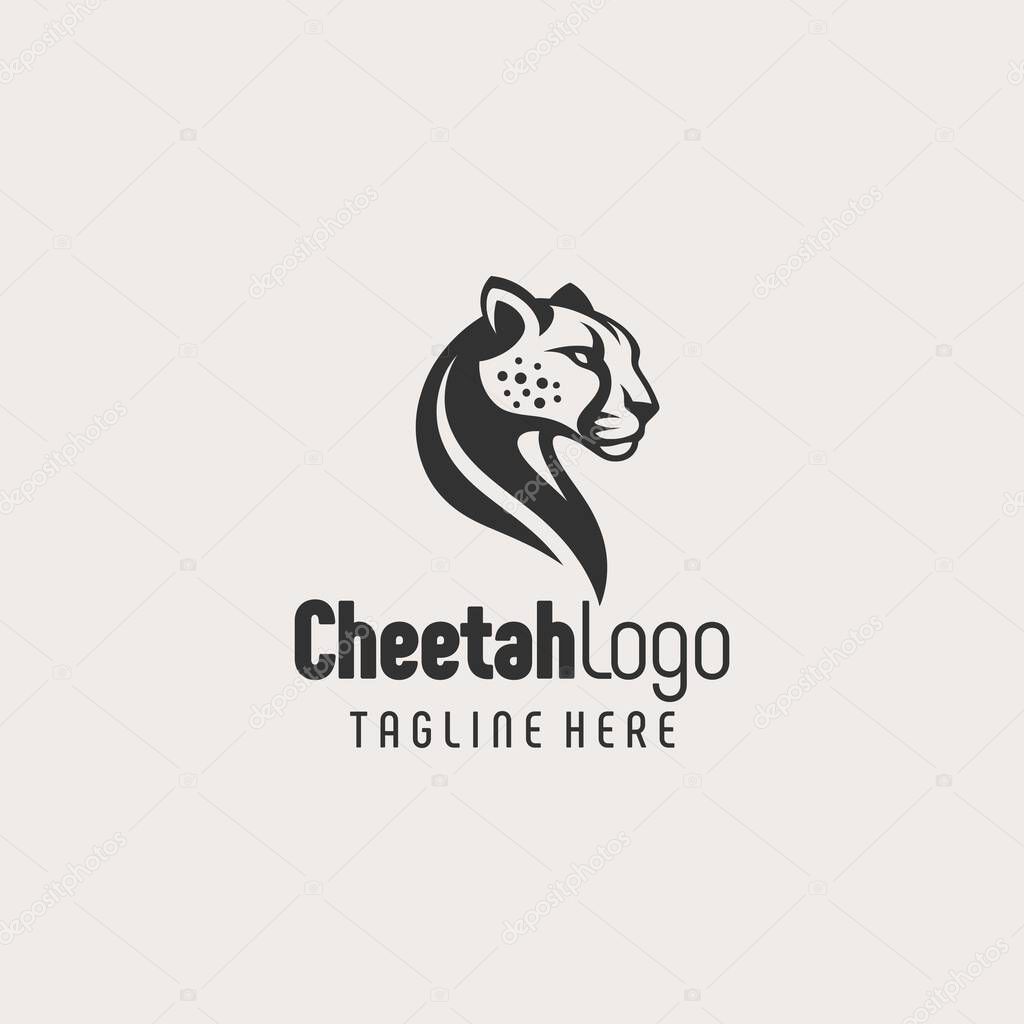 Abstract Cheetah Black White Symbol