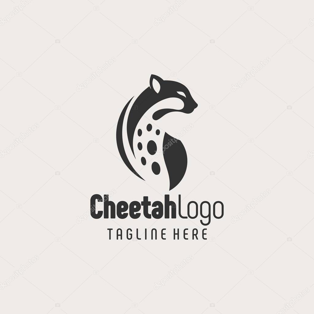 Premium Black White Cheetah Mark