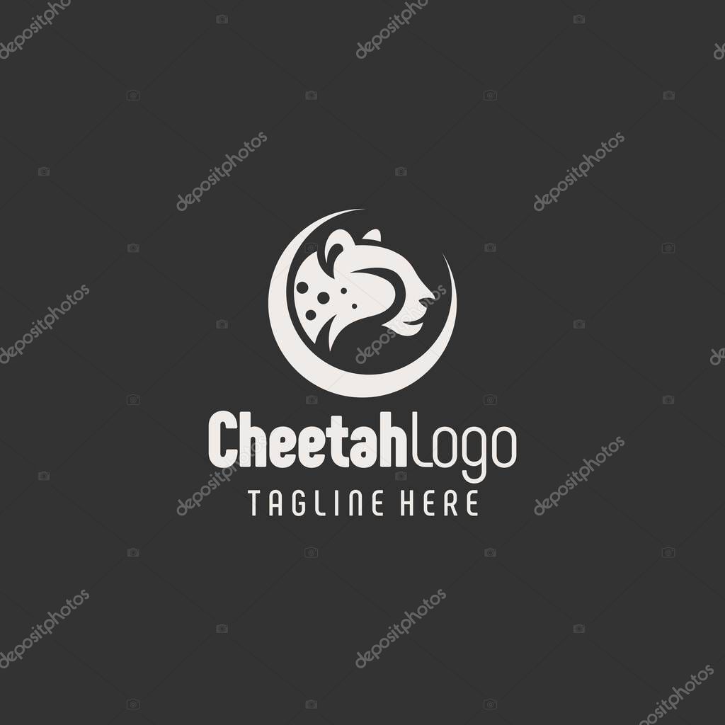 Elegant Speed Cheetah Logo Design