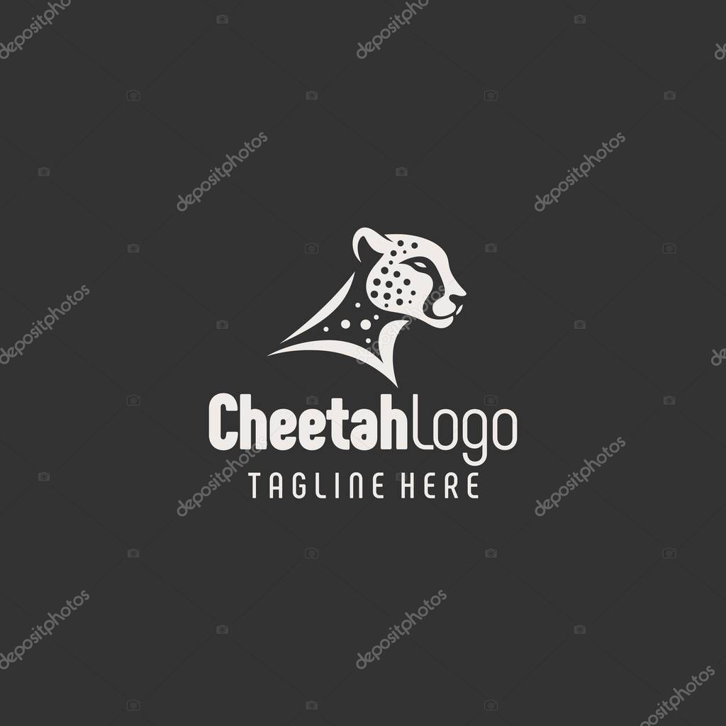 Luxury Black White Cheetah Vector