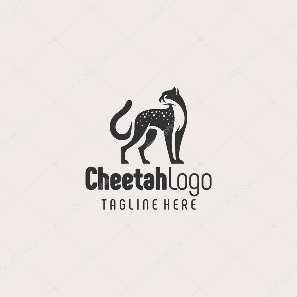 Classy Jungle Cheetah Logo Artwork