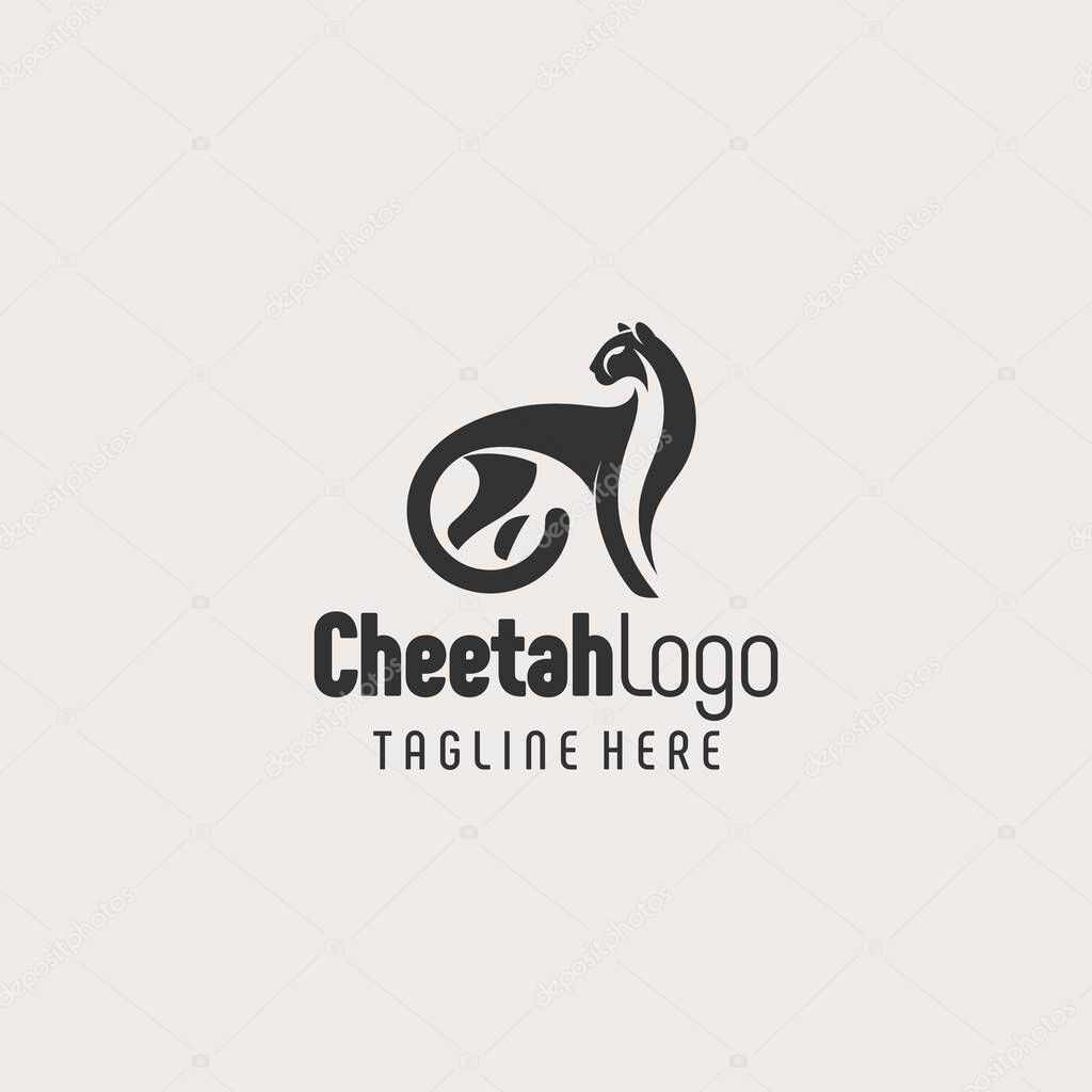 Creative Cheetah Branding Logo Symbol