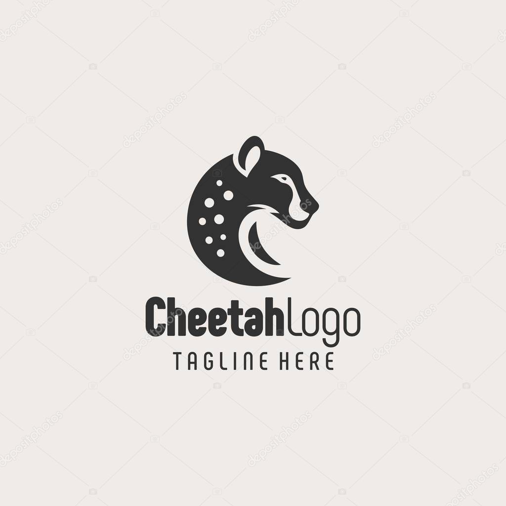 Professional Cheetah Logo Branding Concept