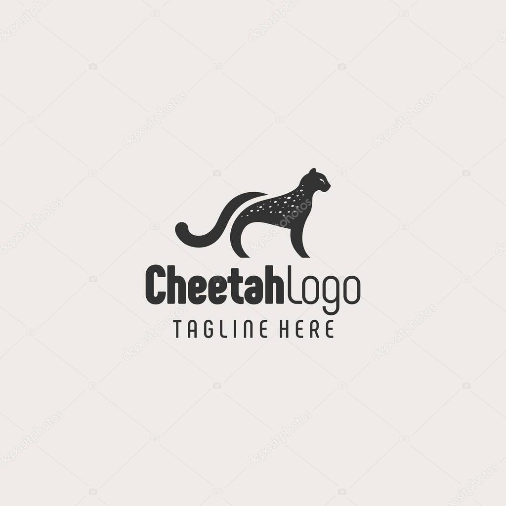 Original Cheetah Silhouette Logo Icon