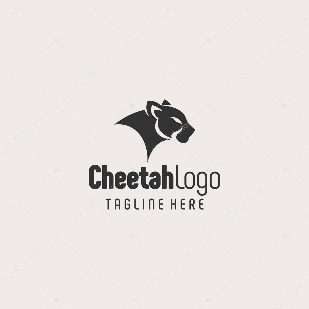 Premium Jungle Cheetah Logo Symbol