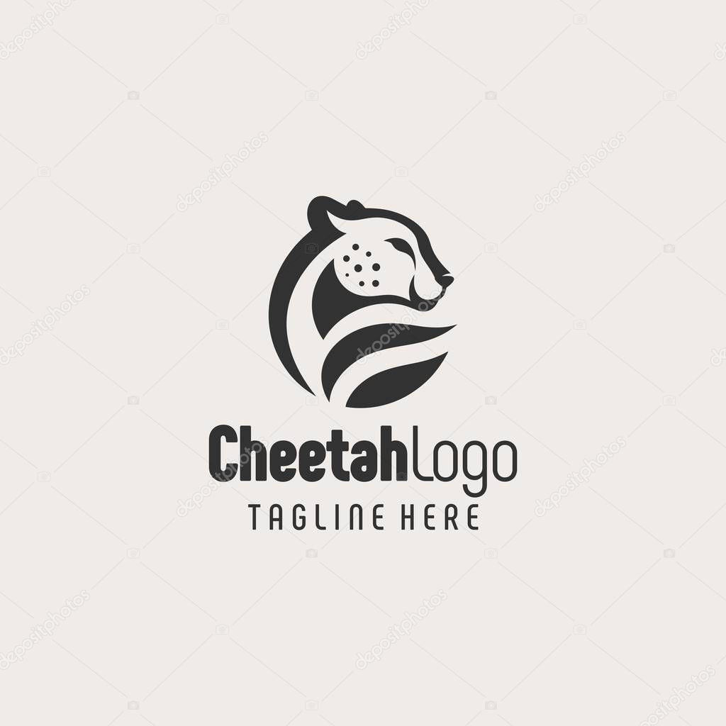 Strong Jungle Cheetah Logo Artwork