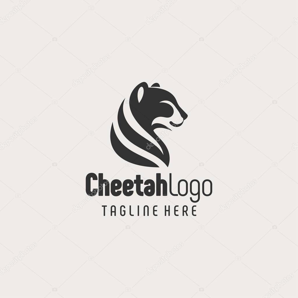 Stylish Black White Cheetah Identity