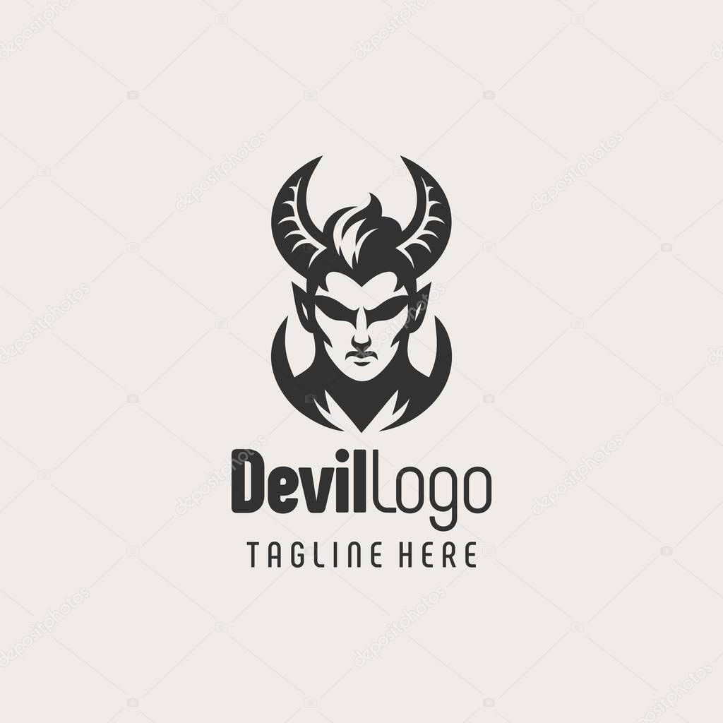 Modern Black White Devil Branding