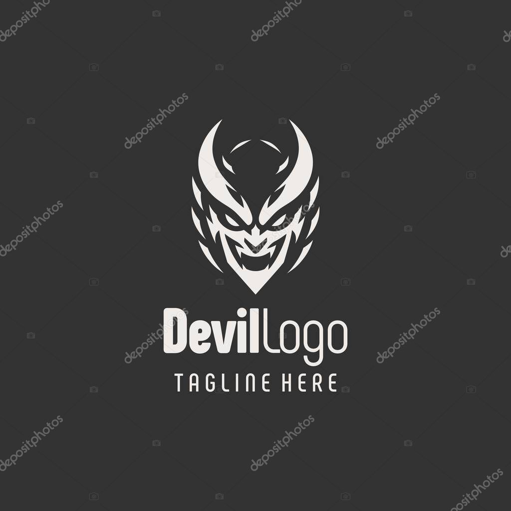 Chic Black White Devil Iconography