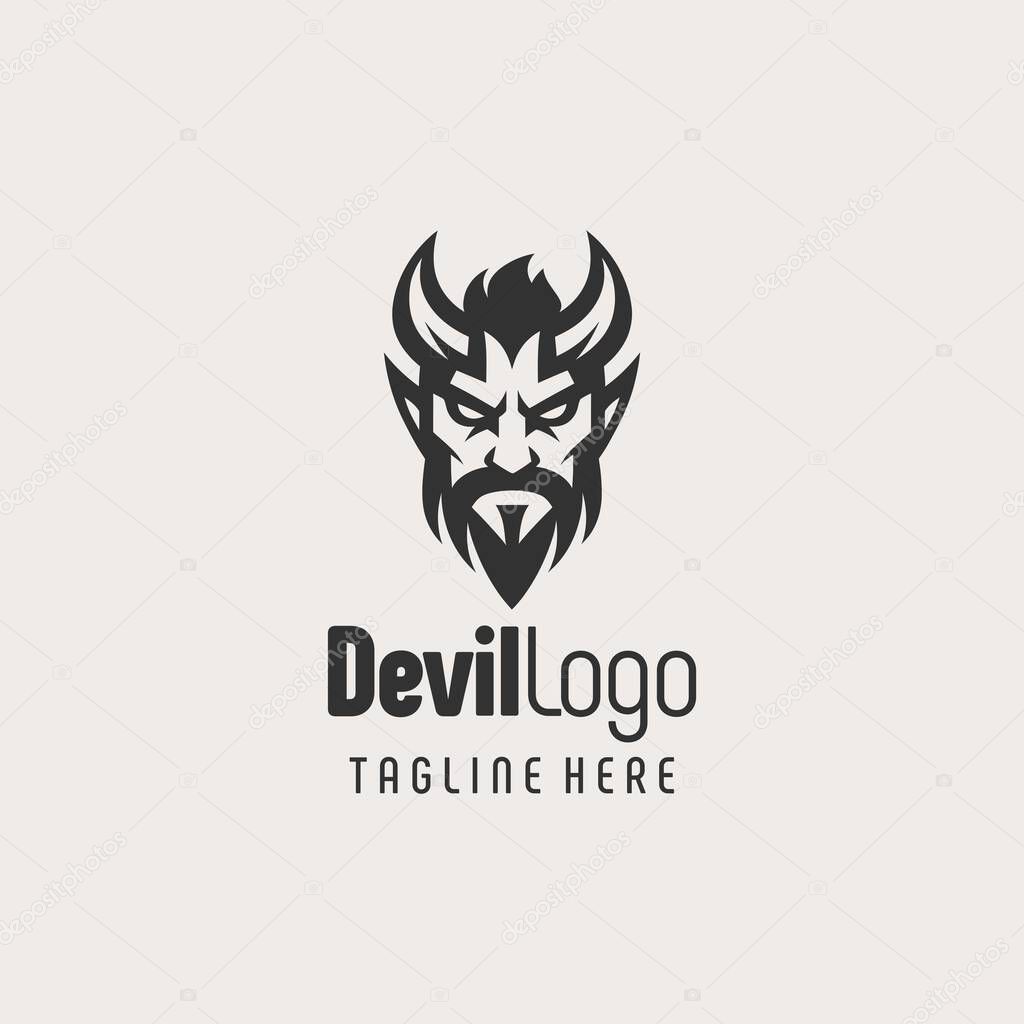 Premium Black White Devil Mark