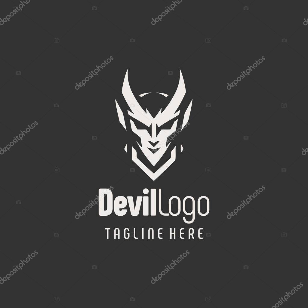 Sharp Black White Devil Artwork