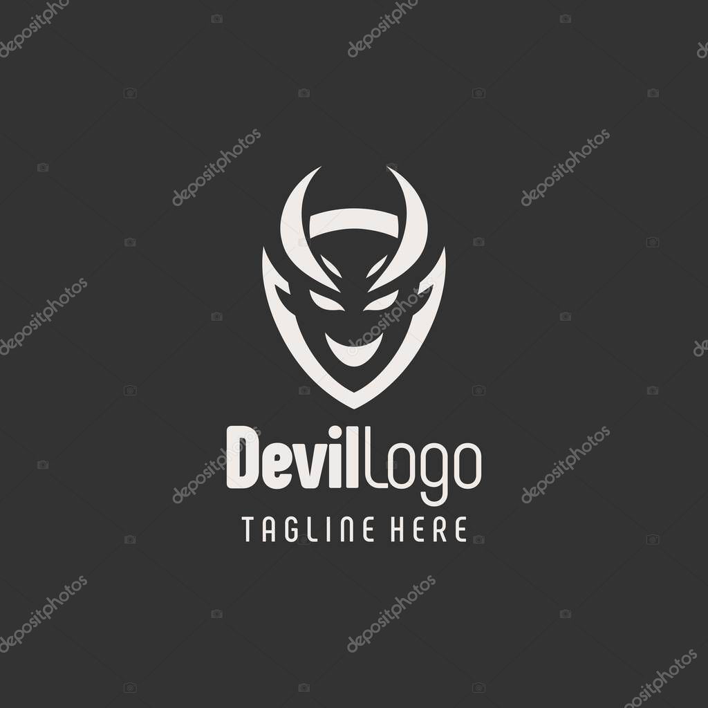 Original Devil Silhouette Logo Icon
