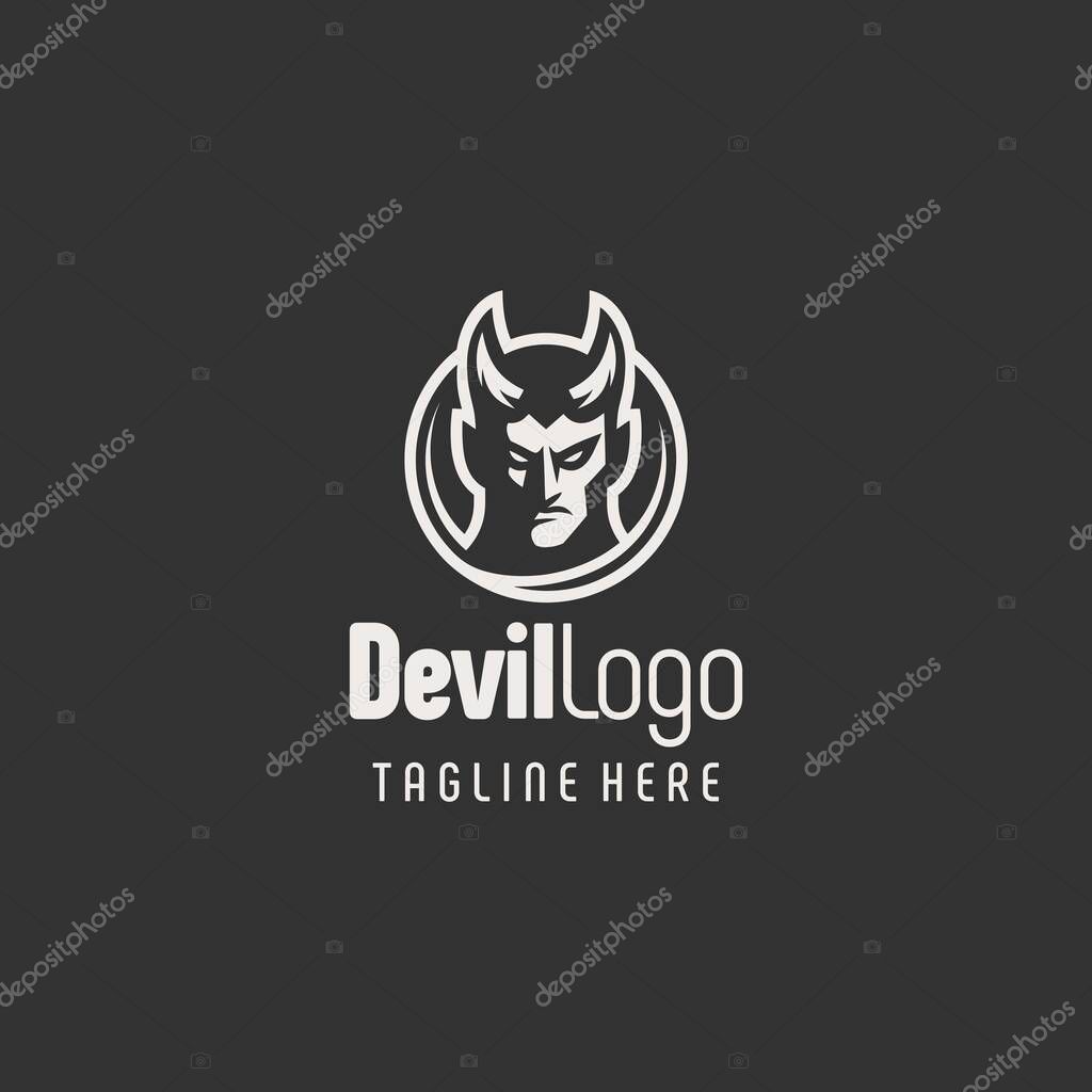 Strong Dark Devil Logo Artwork