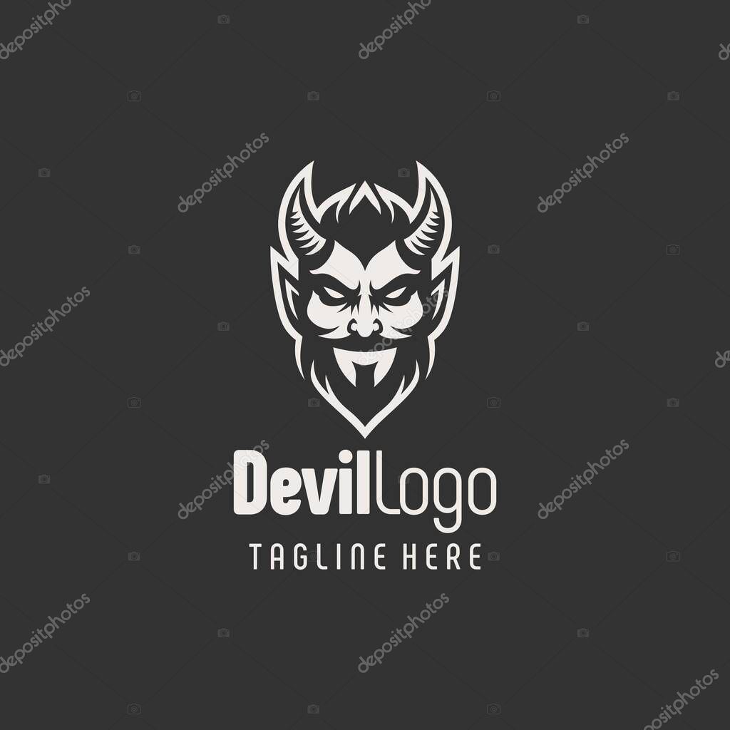 Stylish Black White Devil Identity