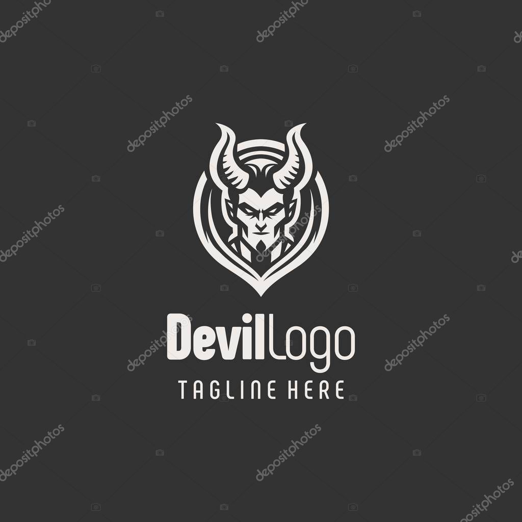Bold Black White Devil Identity