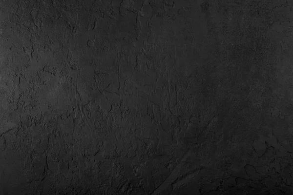 Черный Камень Фон Серая Цементная Текстура Вид Сверху Плоский — стоковое фото
