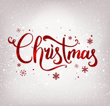 Noel ve yeni yıl kış yatay, kar taneleri, ışık, parlak zemin üzerine yazım yıldız. Noel kartı. Vektör çizim