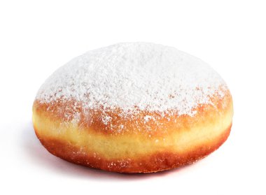 izole beyaz zemin üzerine beyaz poğaça