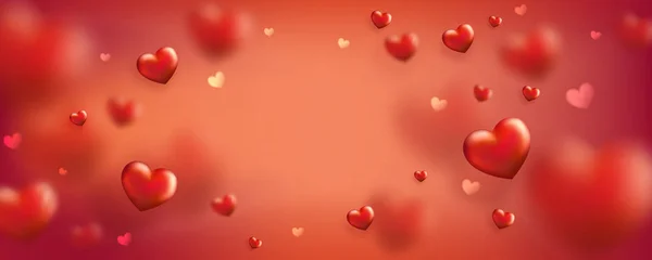 Feliz Día San Valentín Tarjeta Felicitación Linda Pancarta Amor Para — Vector de stock